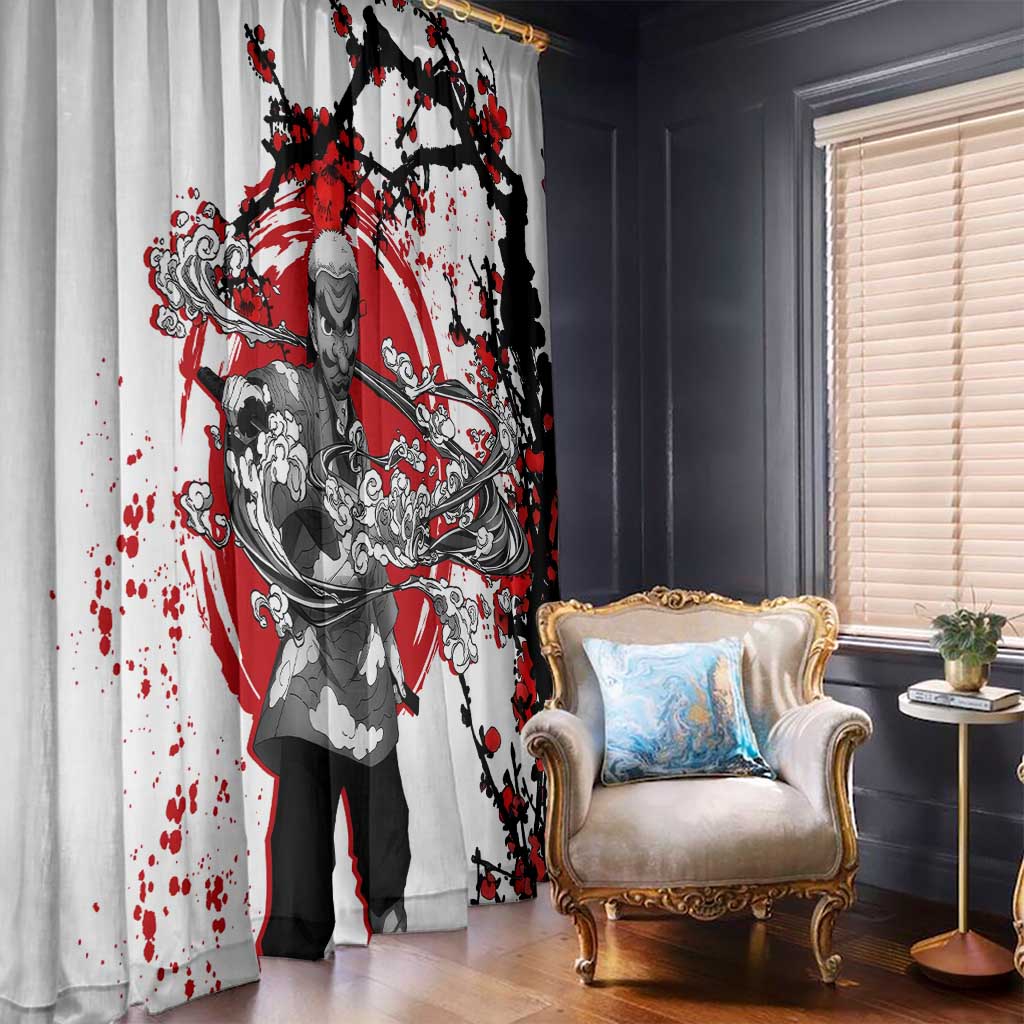 Urokodaki Sakonji - Demon Slayer Window Curtain Anime Japan Style