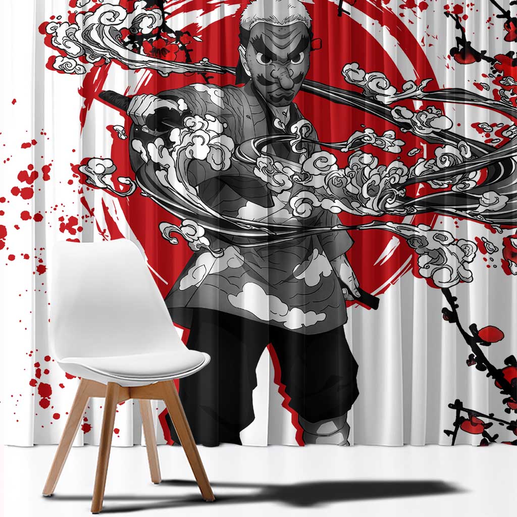 Urokodaki Sakonji - Demon Slayer Window Curtain Anime Japan Style