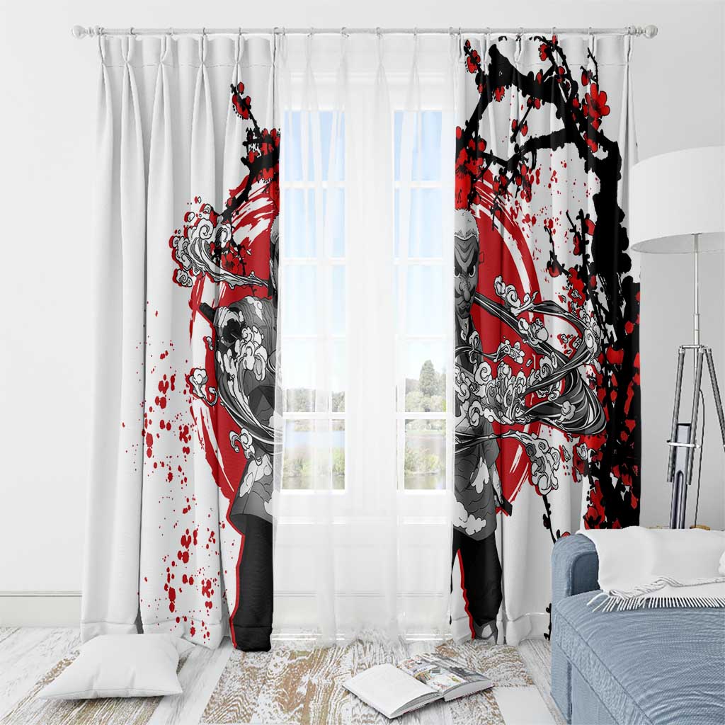 Urokodaki Sakonji - Demon Slayer Window Curtain Anime Japan Style