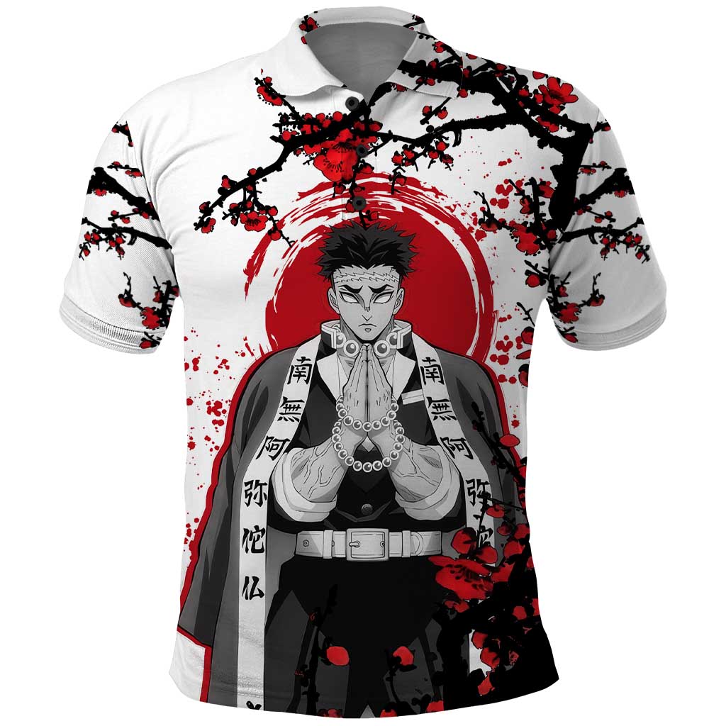 Gyomei Himejima - Demon Slayer Polo Shirt Anime Japan Style