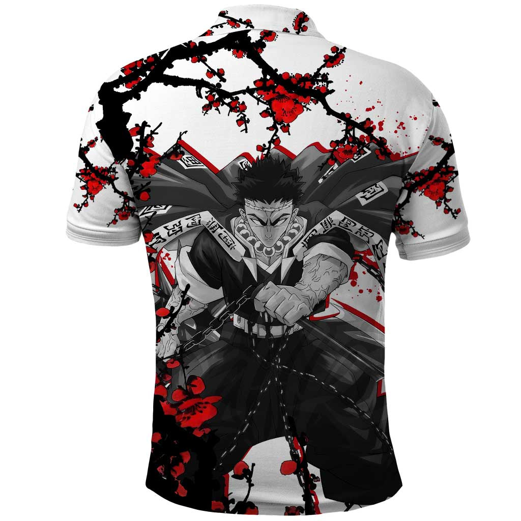 Gyomei Himejima - Demon Slayer Polo Shirt Anime Japan Style