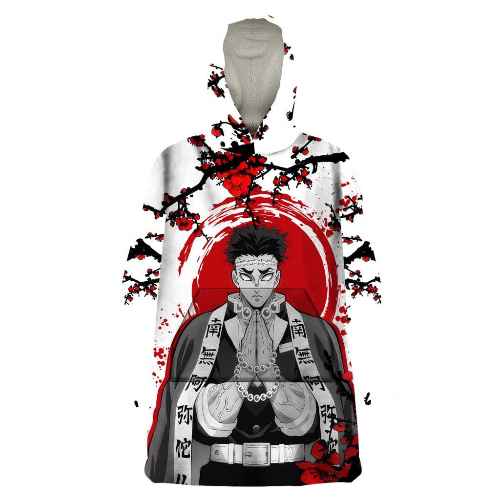 Gyomei Himejima - Demon Slayer Wearable Blanket Hoodie Anime Japan Style