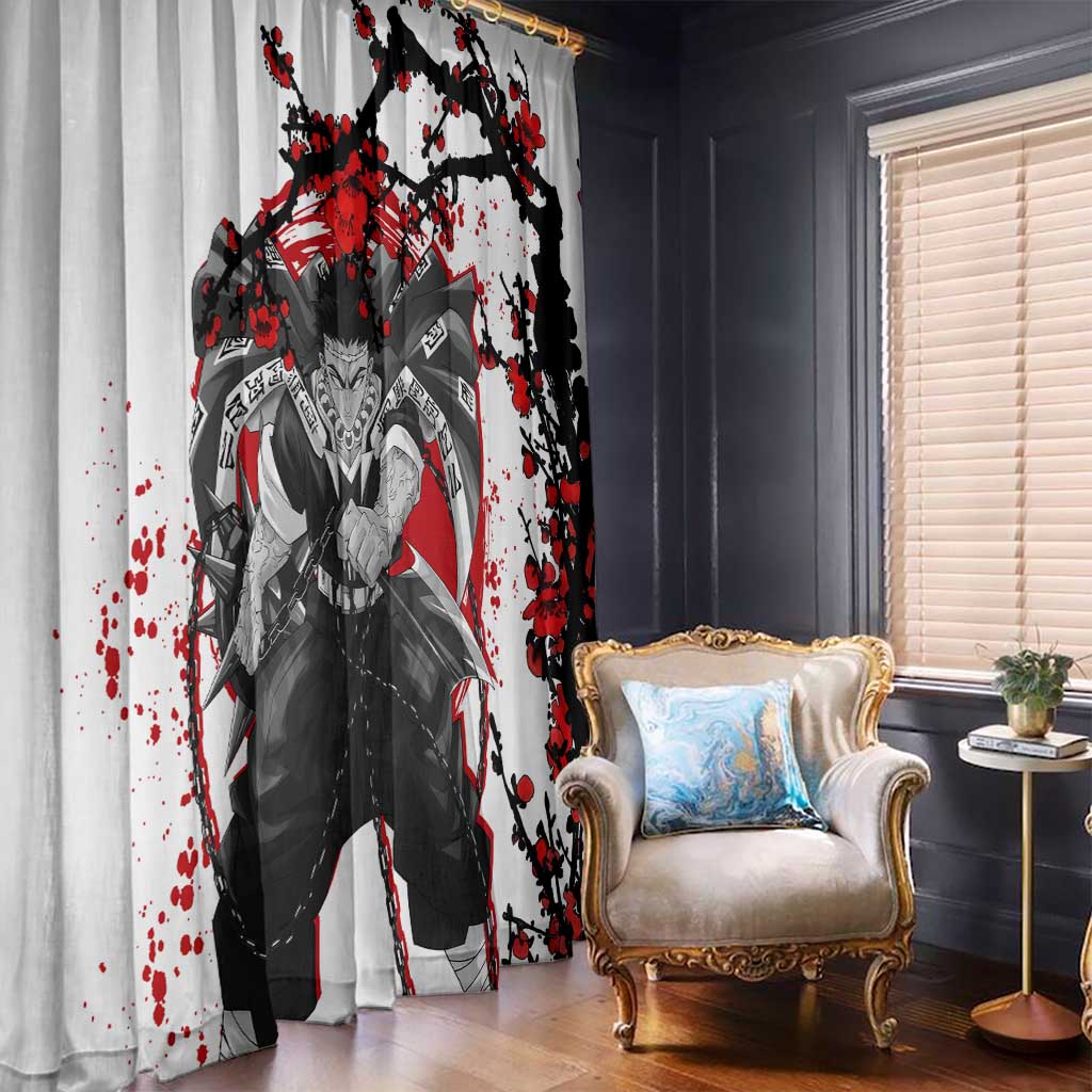 Gyomei Himejima - Demon Slayer Window Curtain Anime Japan Style