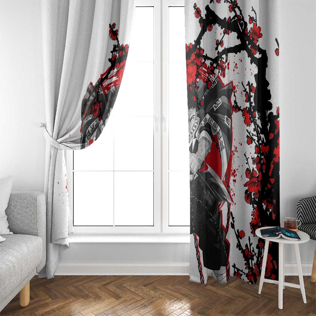 Gyomei Himejima - Demon Slayer Window Curtain Anime Japan Style