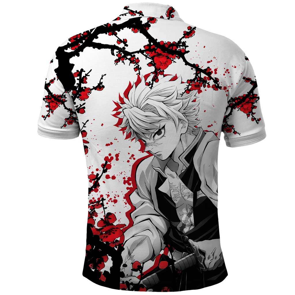Sanemi Shinazugawa - Demon Slayer Polo Shirt Anime Japan Style
