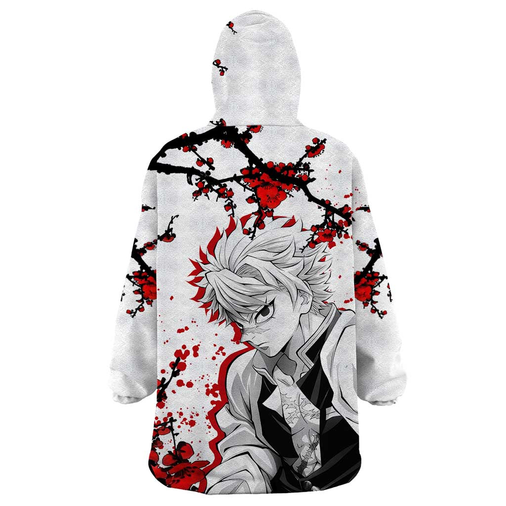 Sanemi Shinazugawa - Demon Slayer Wearable Blanket Hoodie Anime Japan Style