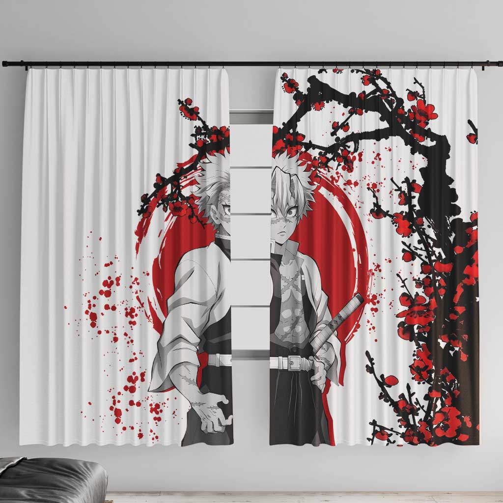 Sanemi Shinazugawa - Demon Slayer Window Curtain Anime Japan Style