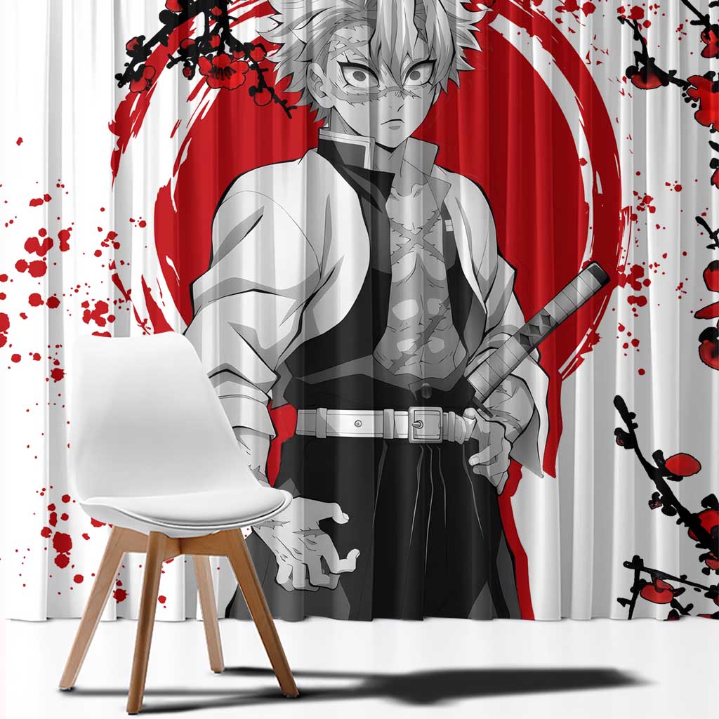 Sanemi Shinazugawa - Demon Slayer Window Curtain Anime Japan Style
