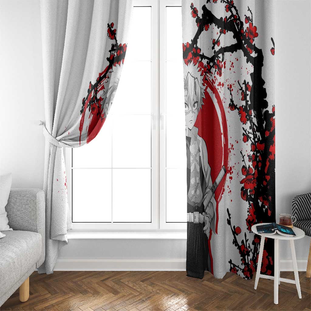 Sanemi Shinazugawa - Demon Slayer Window Curtain Anime Japan Style