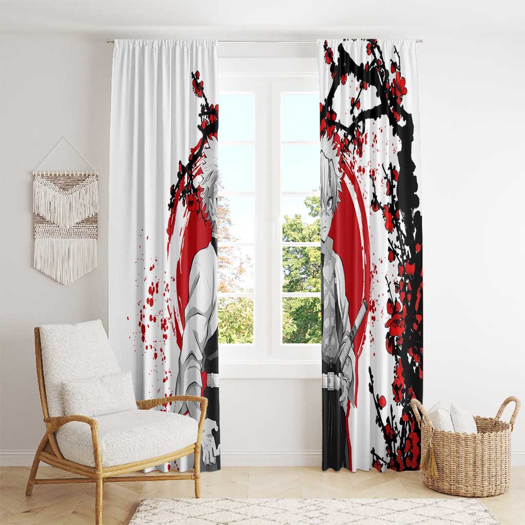 Sanemi Shinazugawa - Demon Slayer Window Curtain Anime Japan Style