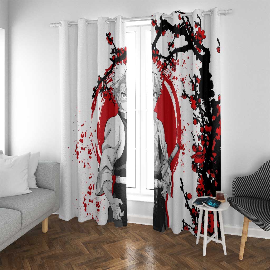 Sanemi Shinazugawa - Demon Slayer Window Curtain Anime Japan Style