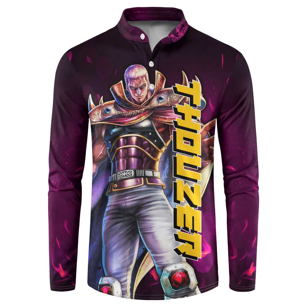 Thouzer - Fist Of The North Star Button Sweatshirt Anime Style