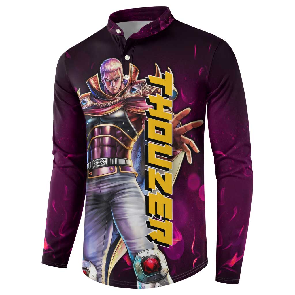 Thouzer - Fist Of The North Star Button Sweatshirt Anime Style