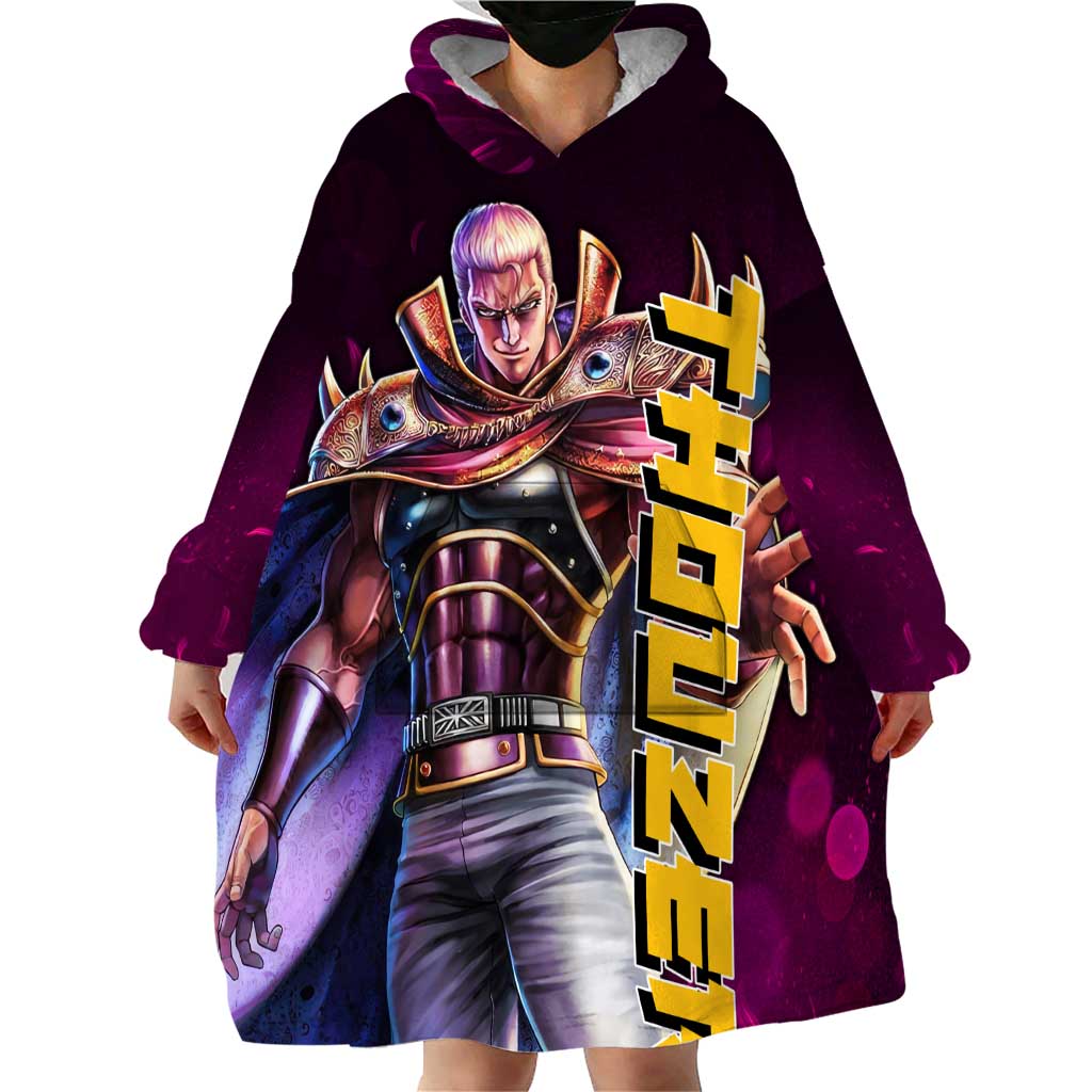 Thouzer - Fist Of The North Star Wearable Blanket Hoodie Anime Style