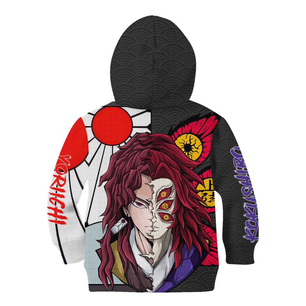 Kokushibo And Yoriichi - Demon Slayer Kid Hoodie Anime Style