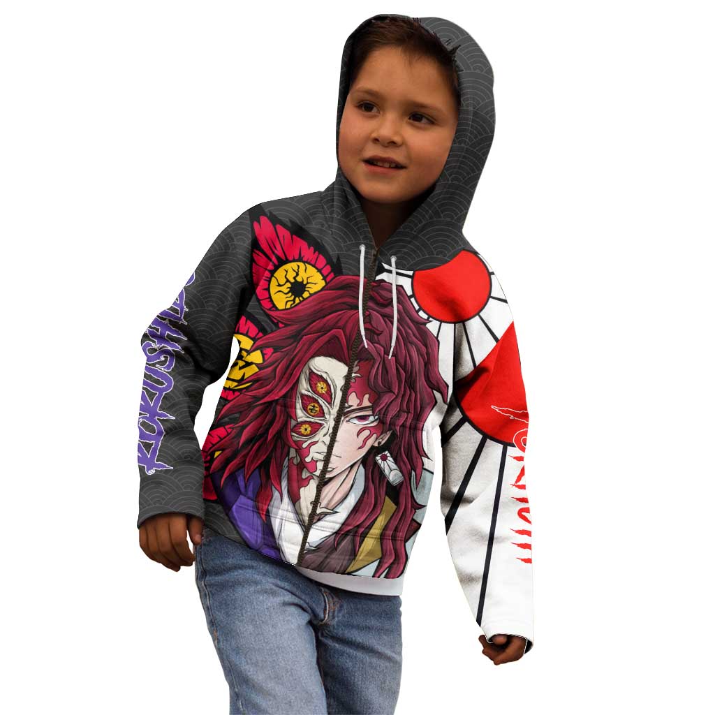 Kokushibo And Yoriichi - Demon Slayer Kid Hoodie Anime Style