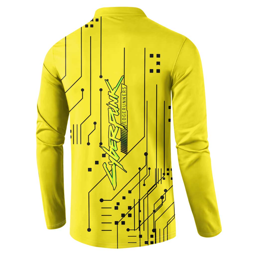 Cyberpunk Rebecca Button Sweatshirt Anime Style