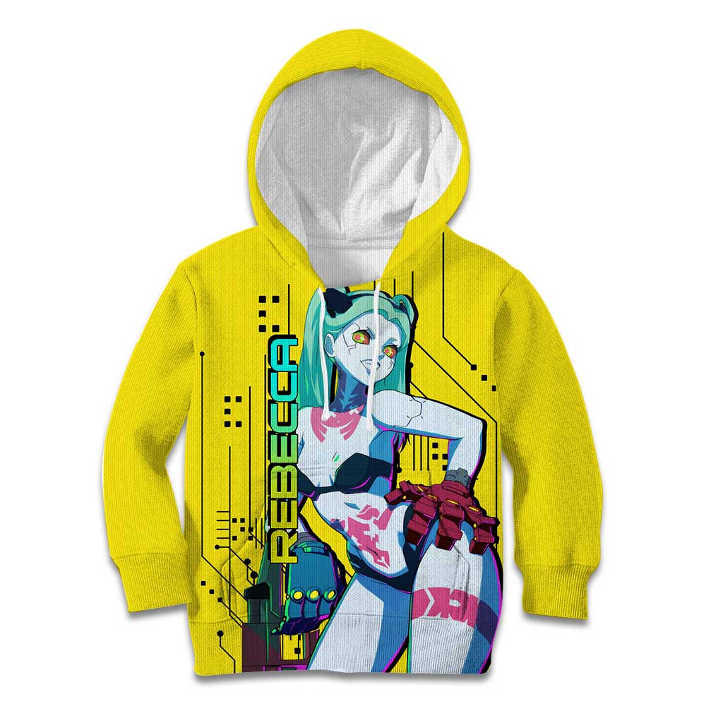 Cyberpunk Rebecca Kid Hoodie Anime Style
