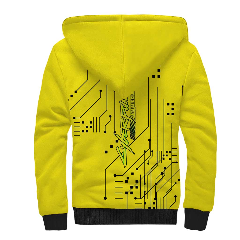 Cyberpunk Rebecca Sherpa Hoodie Anime Style