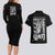 Obanai Iguro Kimesu No Yaiba Couples Matching Long Sleeve Bodycon Dress and Hawaiian Shirt Anime Style
