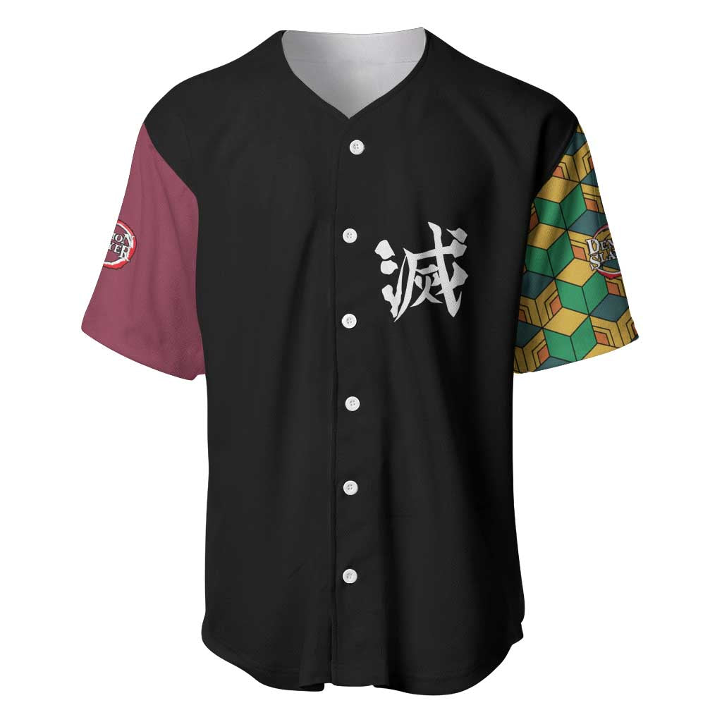 Giyu Tomioka V2 Demon Slayer Baseball Jersey Anime Style