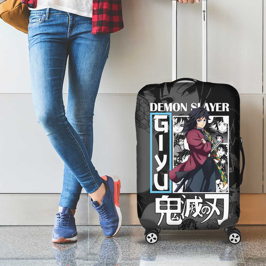 Giyu Tomioka V2 Demon Slayer Luggage Cover Anime Style