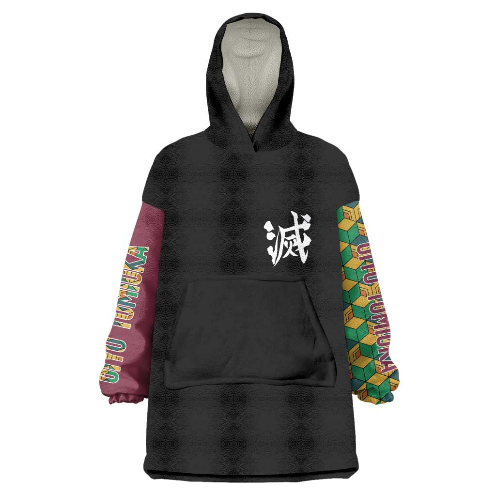 Giyu Tomioka V2 Demon Slayer Wearable Blanket Hoodie Anime Style