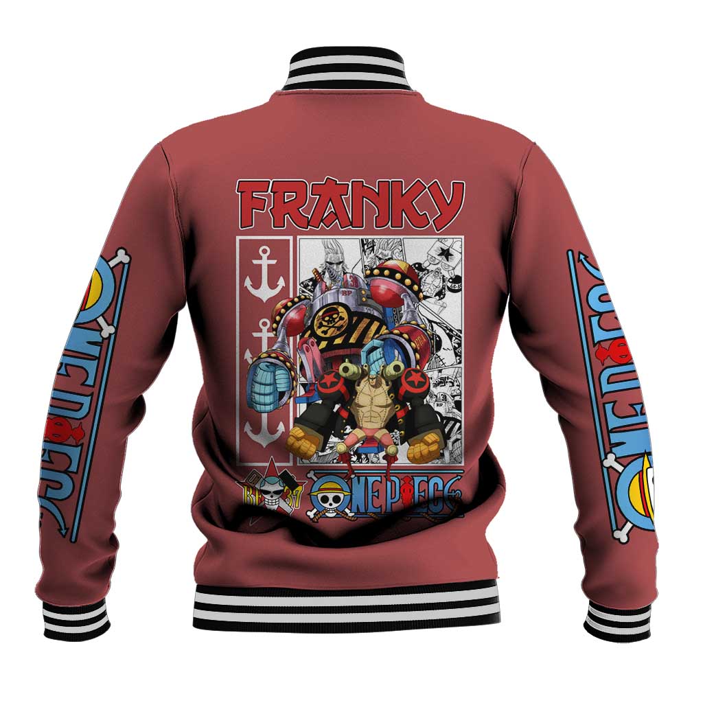 Franky One Piece Baseball Jacket Anime Style