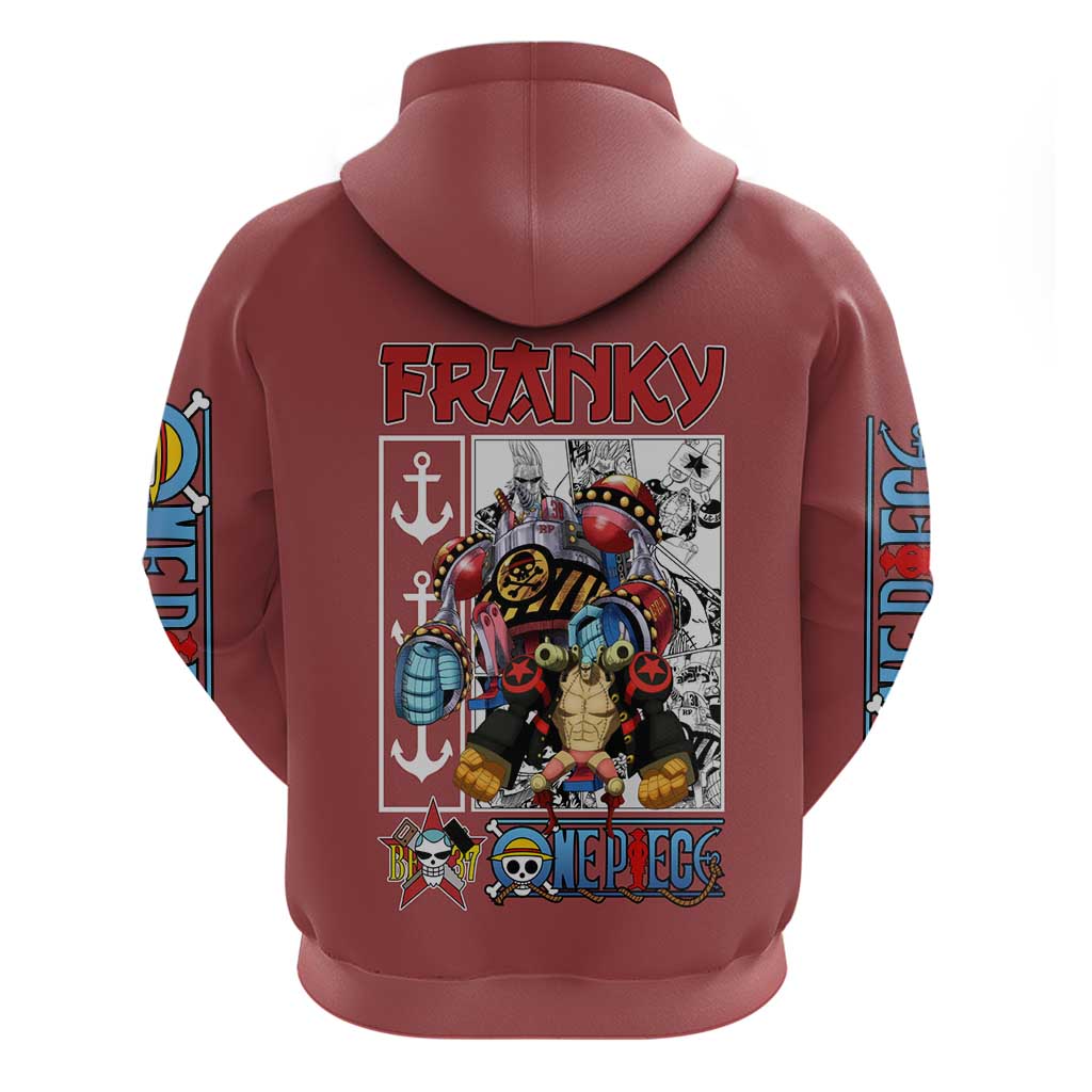 Franky One Piece Hoodie Anime Style