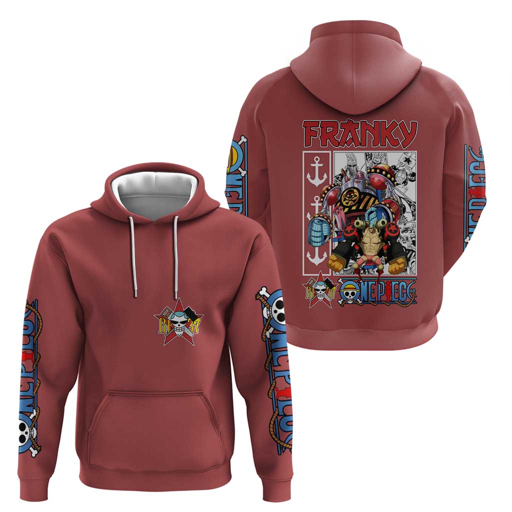 Franky One Piece Hoodie Anime Style