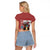 Franky One Piece Raglan Cropped T Shirt Anime Style
