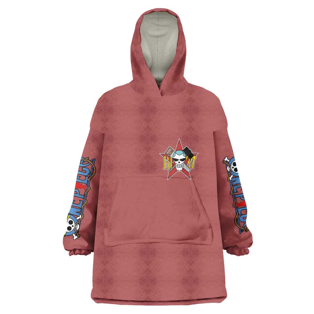 Franky One Piece Wearable Blanket Hoodie Anime Style
