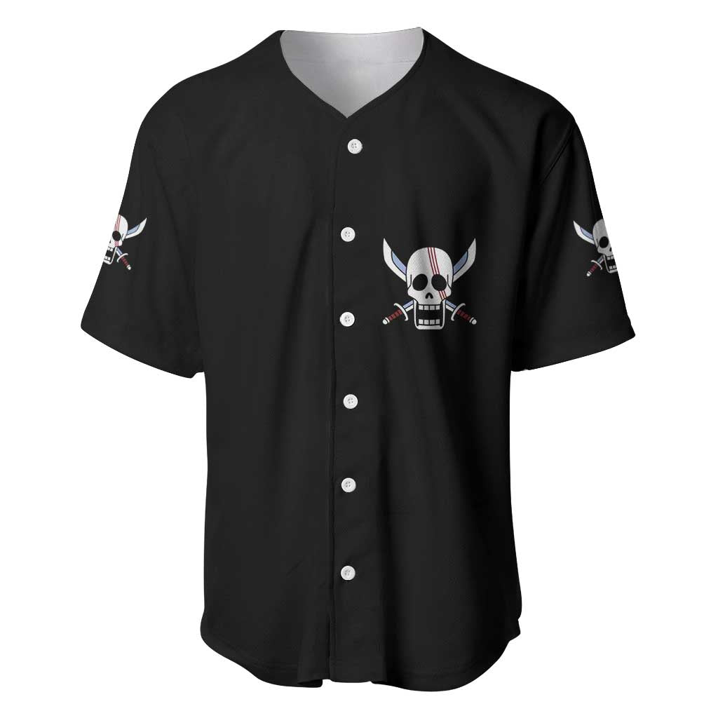 Shanks One Piece Baseball Jersey Anime Style