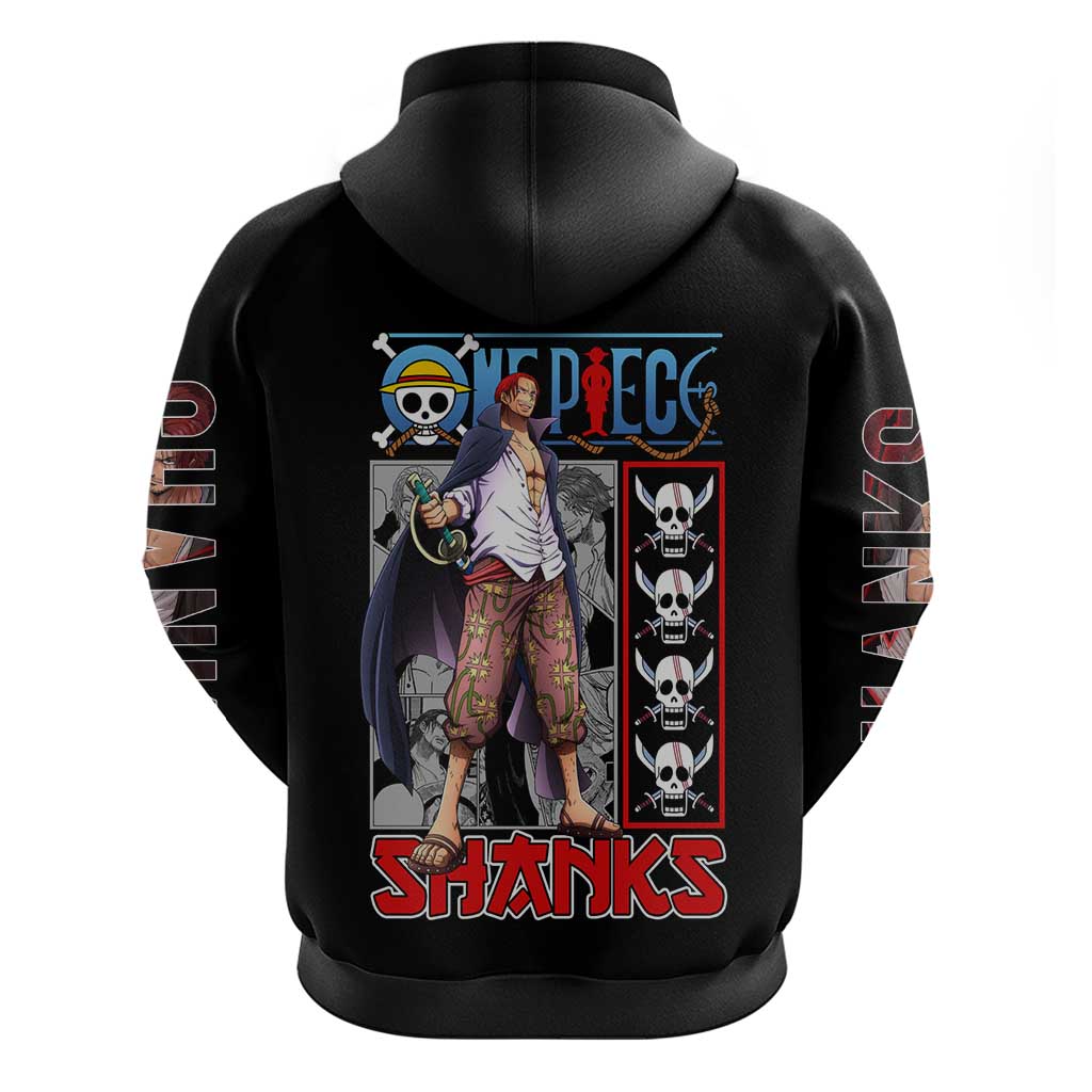 Shanks One Piece Hoodie Anime Style