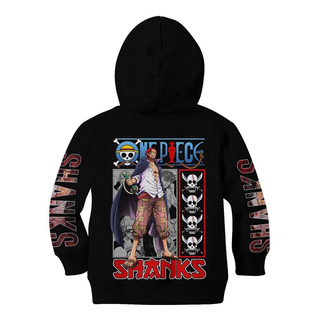 Shanks One Piece Kid Hoodie Anime Style