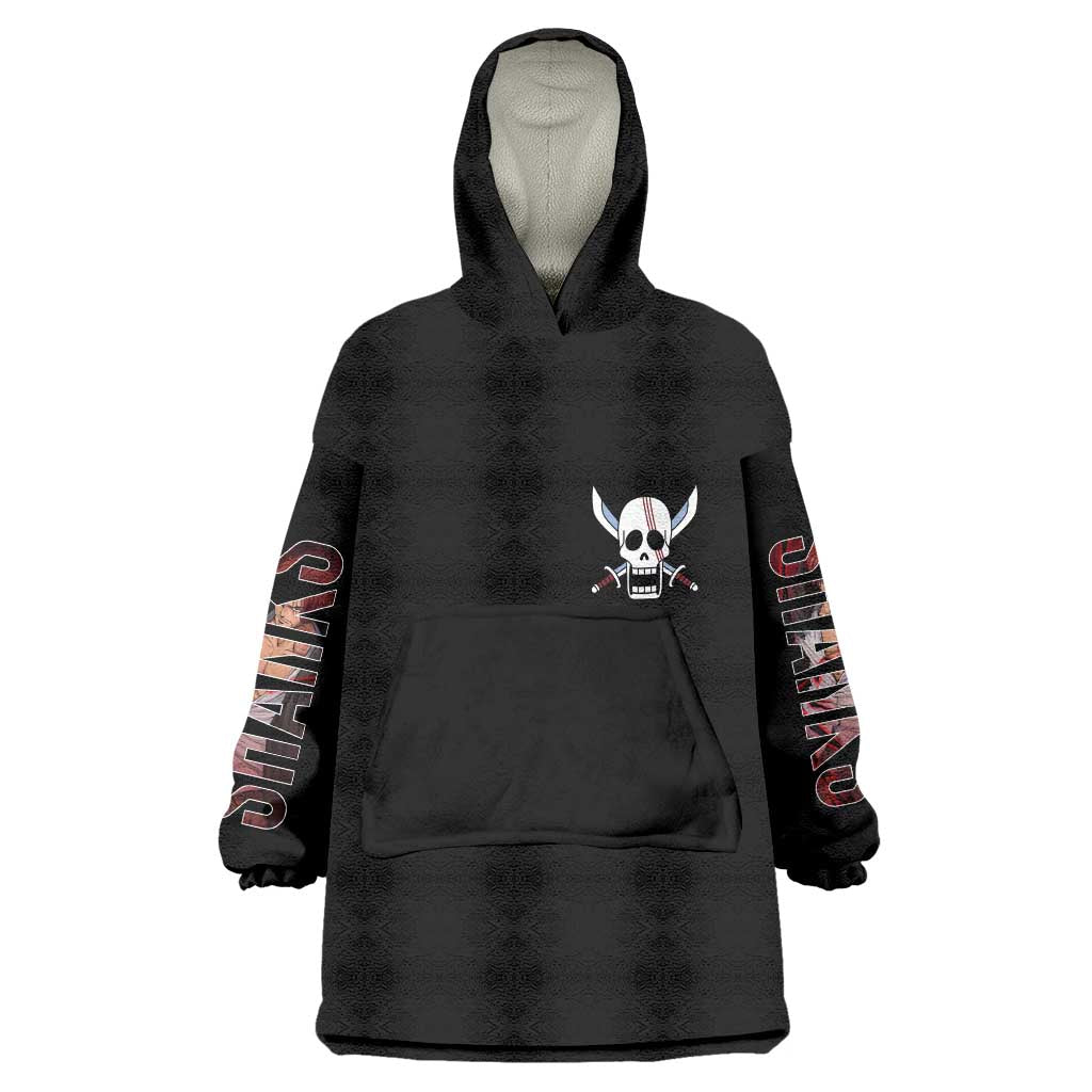 Shanks One Piece Wearable Blanket Hoodie Anime Style