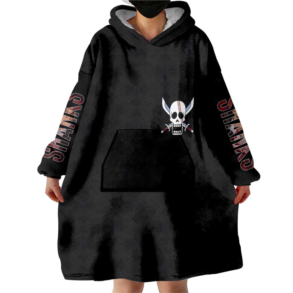Shanks One Piece Wearable Blanket Hoodie Anime Style