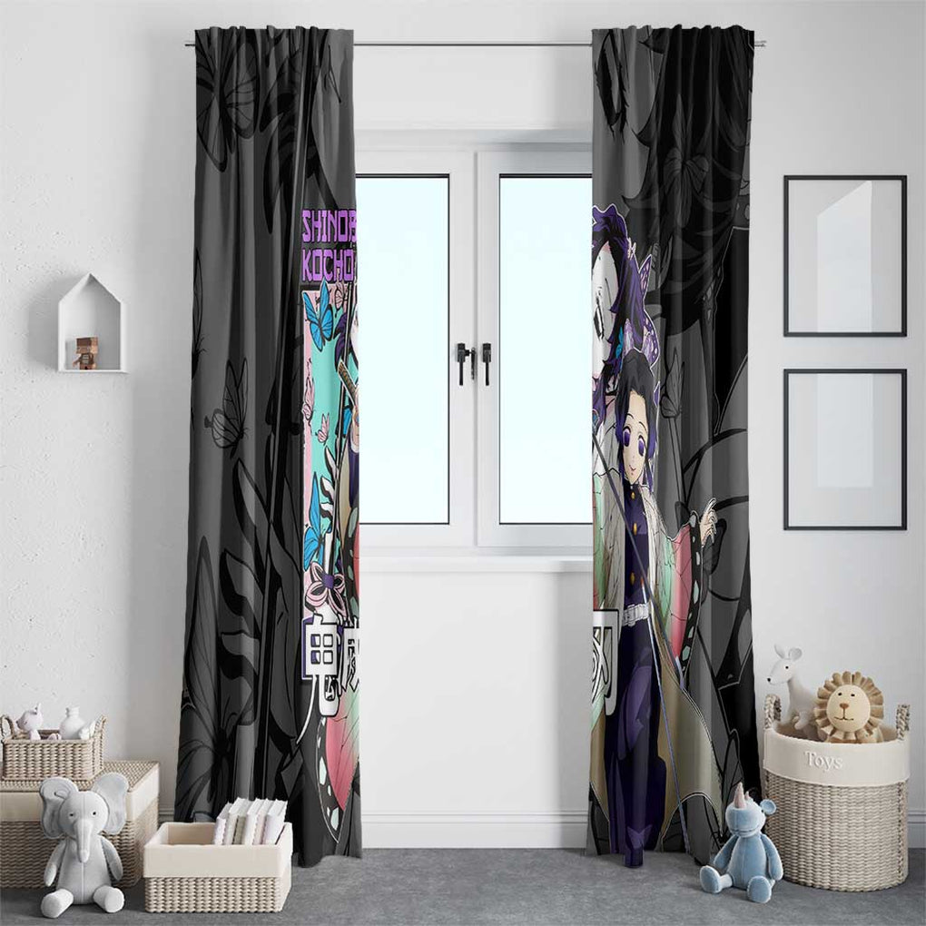 Shinobu Kocho Kimesu No Yaiba Window Curtain Japan Anime Style