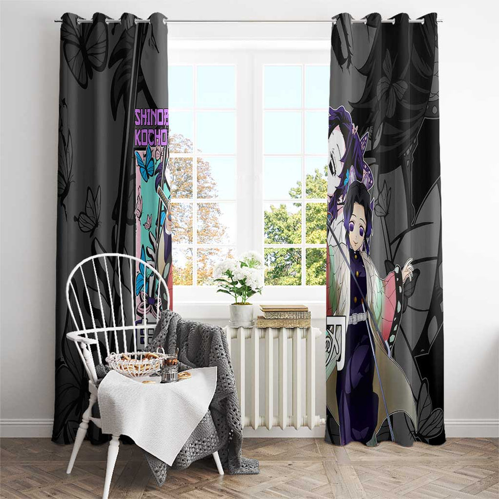 Shinobu Kocho Kimesu No Yaiba Window Curtain Japan Anime Style