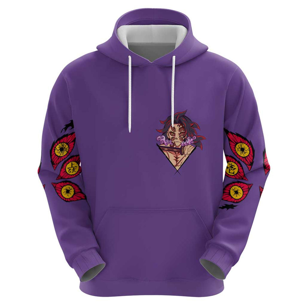Kokushibo Kimesu No Yaiba Hoodie Japan Anime Style
