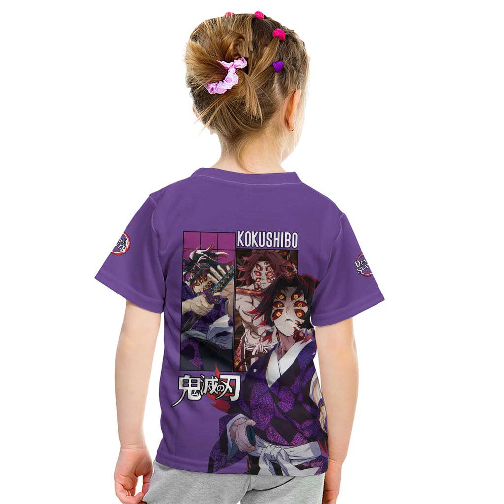 Kokushibo Kimesu No Yaiba Kid T Shirt Japan Anime Style