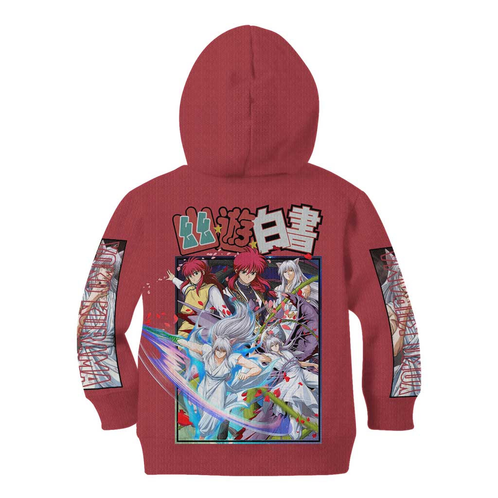 Yoko Kurama Yuyu Hakusho Kid Hoodie Anime Style