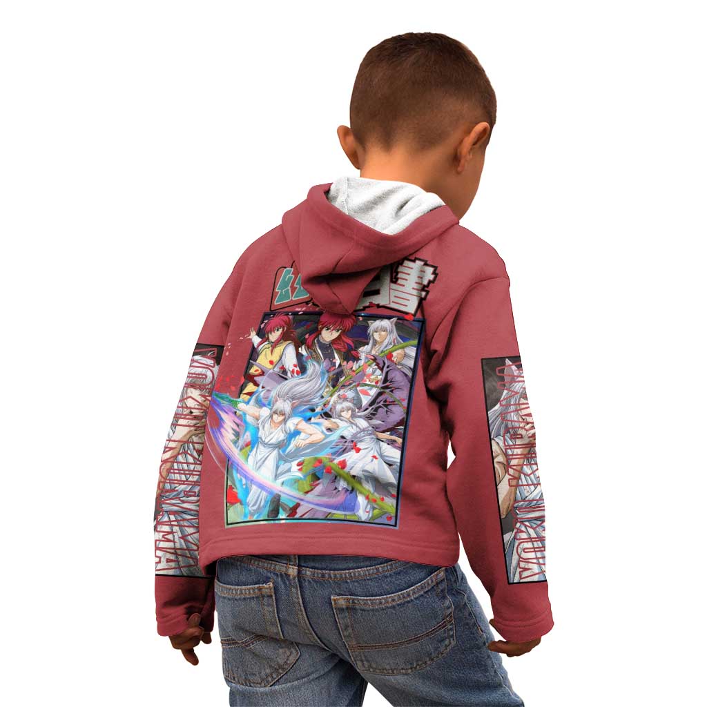 Yoko Kurama Yuyu Hakusho Kid Hoodie Anime Style