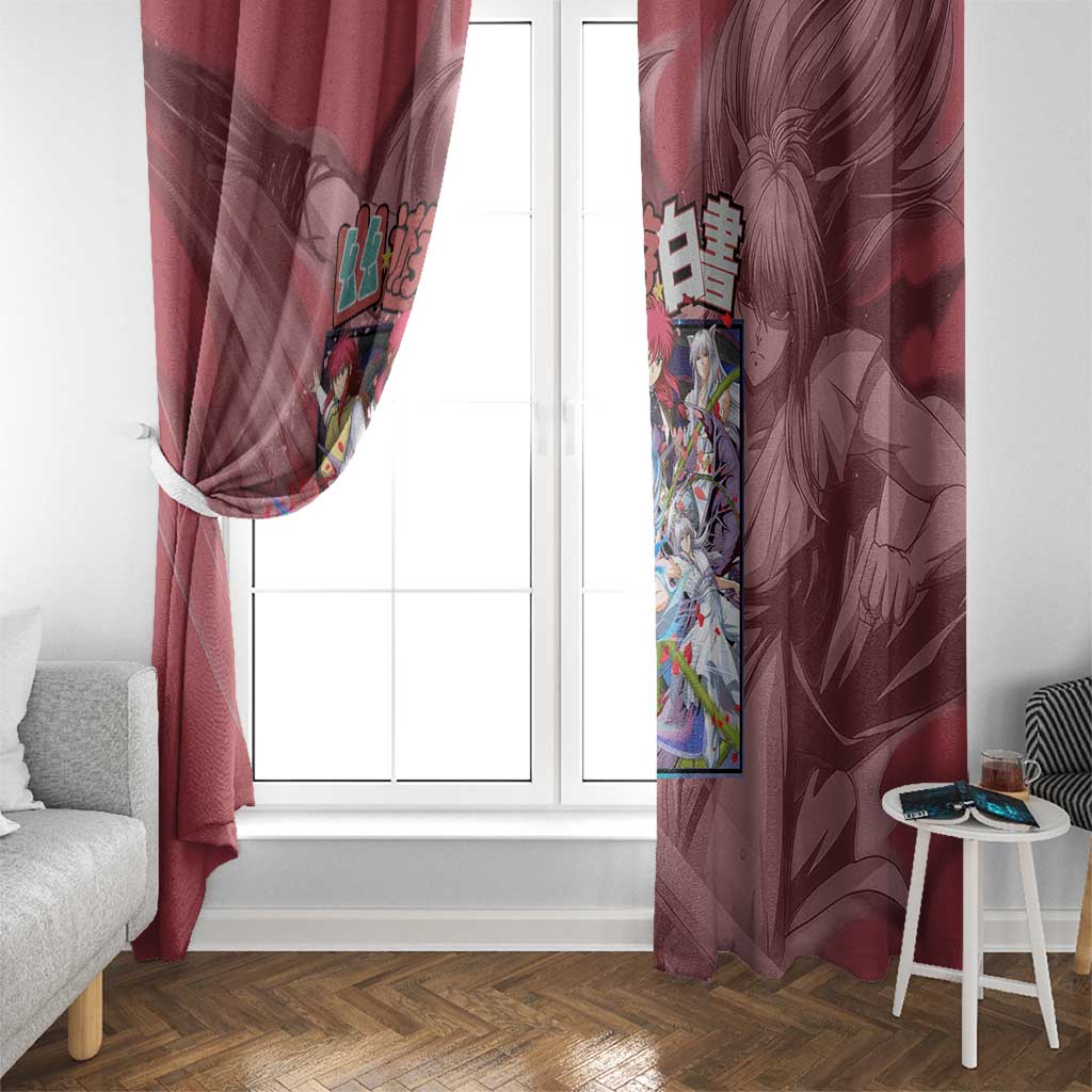 Yoko Kurama Yuyu Hakusho Window Curtain Anime Style