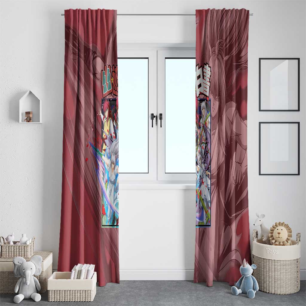 Yoko Kurama Yuyu Hakusho Window Curtain Anime Style