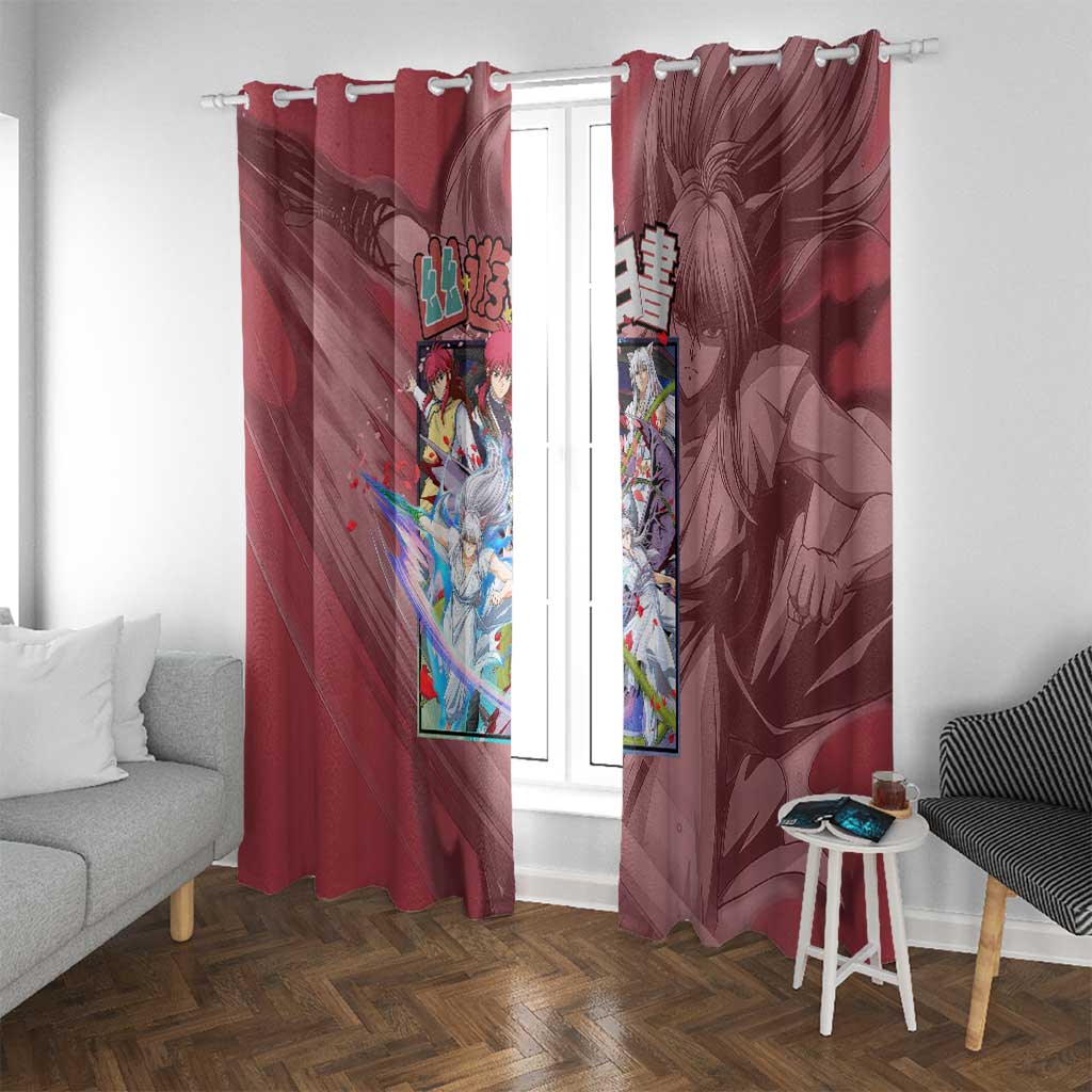 Yoko Kurama Yuyu Hakusho Window Curtain Anime Style
