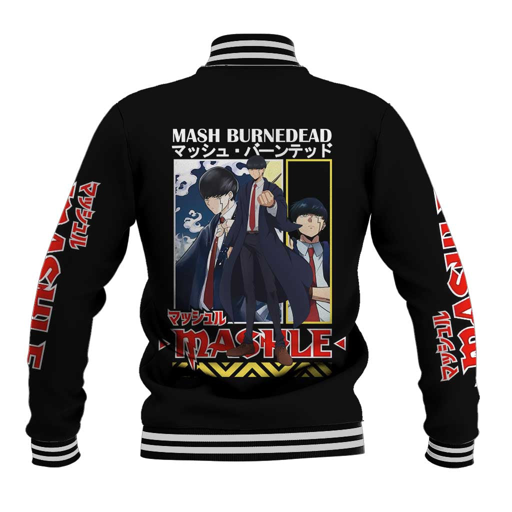 Mash Burnedead Mashle Baseball Jacket Anime Style