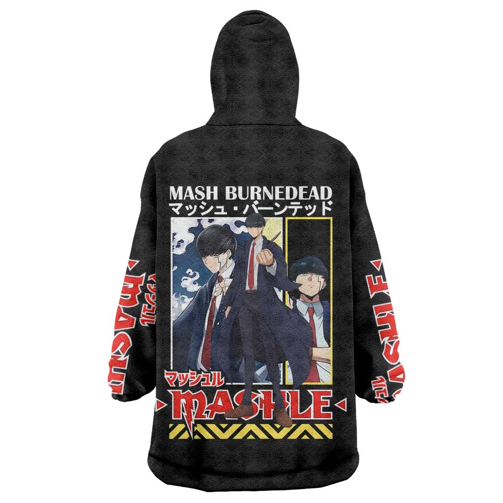 Mash Burnedead Mashle Wearable Blanket Hoodie Anime Style