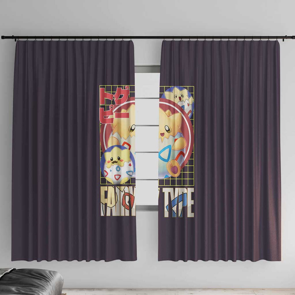 Togepi - Poke Window Curtain Anime Style