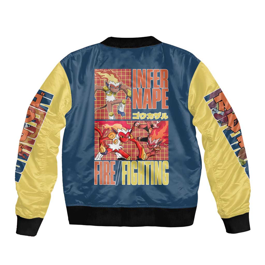 Infernape - Poke Bomber Jacket Anime Style